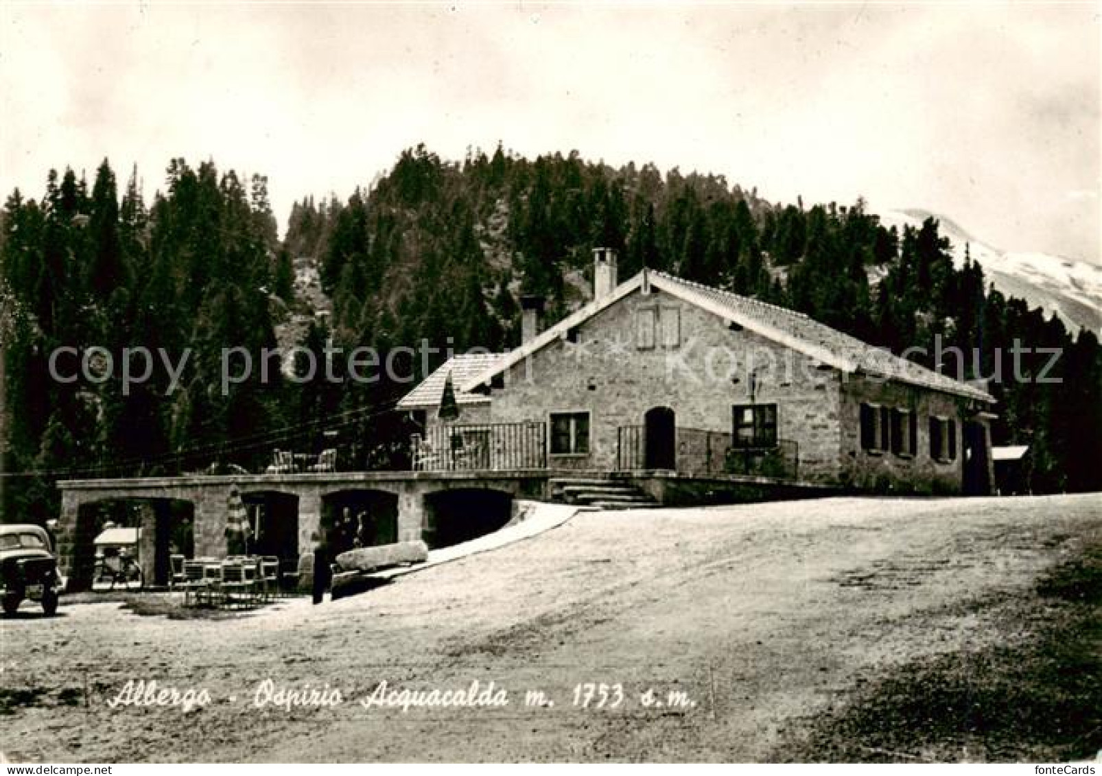 Acquacalda Olivone TI Albergo Ospizio Acquacalda