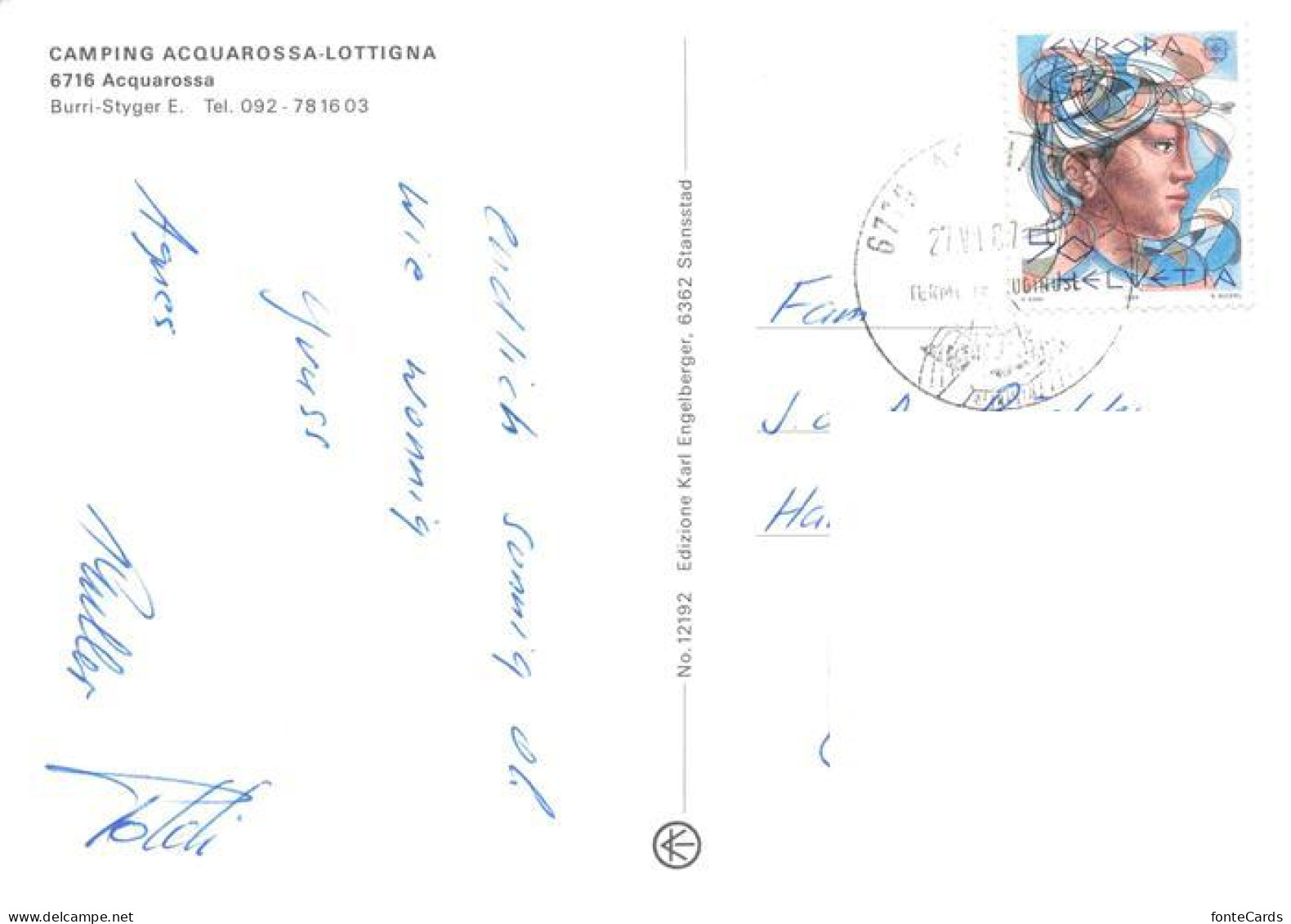 Acquarossa Blenio TI Camping Acquarossa Pool Panorama