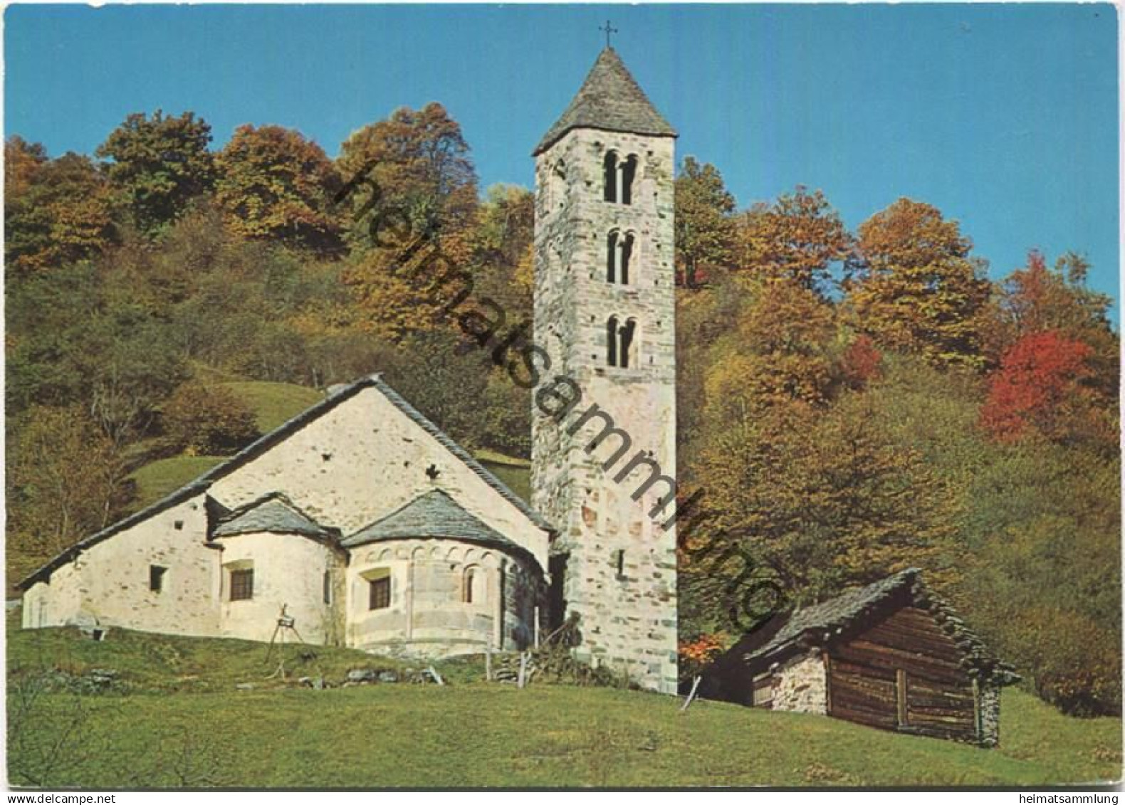 Acquarossa - Chiesa di Negrentino - Valle Blenio - AK Grossformat - Verlag Foto colori Borelli Airolo