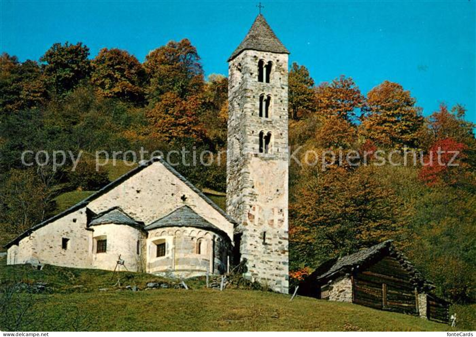 Acquarossa Chiesa San Carlo di Negrentino Valle Blenio