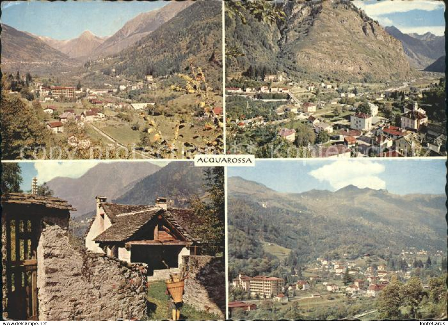 Acquarossa Valle Blenio Orts und Teilansichten