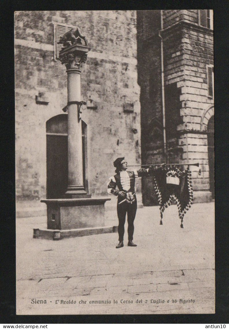 $#$#(AD2511)-ITALIA- SIENA-Il Palio di Siena - L'Araldo che annunzia la Corsa,   nuova  Edizioni Venturini Siena