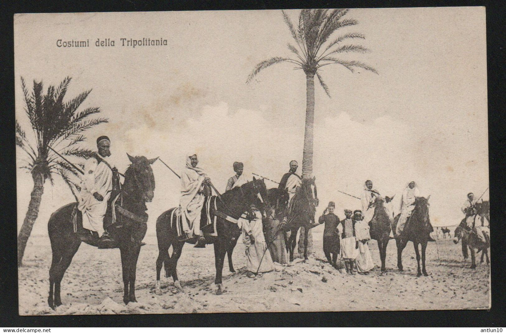 $#$#(AD2601)-LIBIA-Costumi della Tripolitania, nuova, non spedita