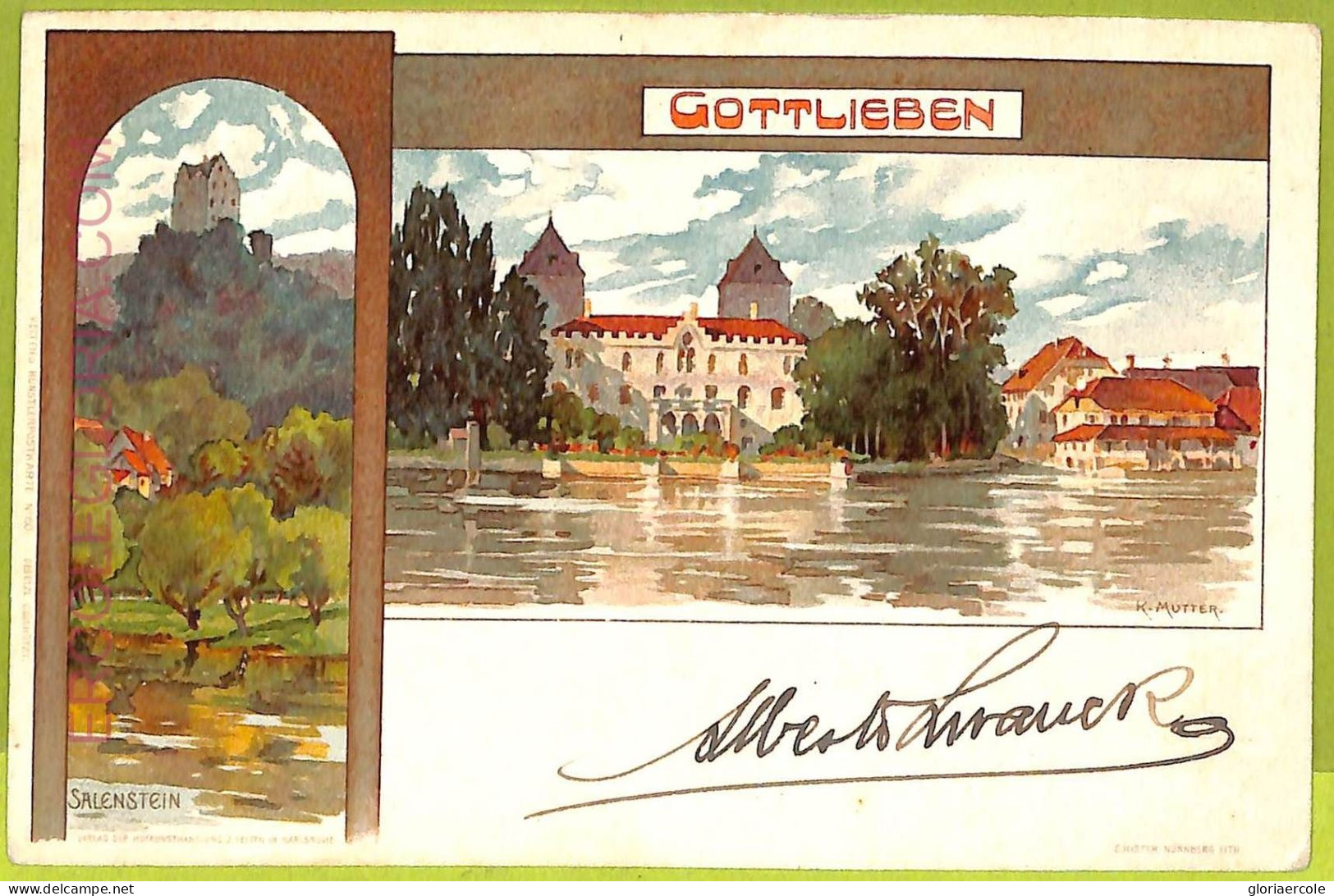 ad4417 - SWITZERLAND Schweitz - Ansichtskarten VINTAGE POSTCARD - Gottlieben