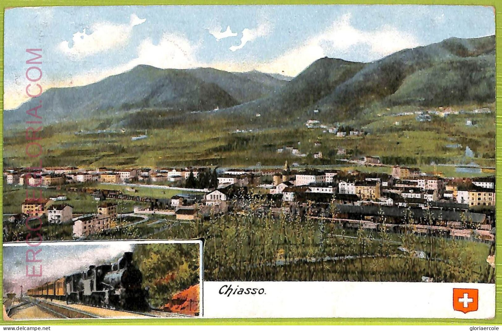 ad5700 - SWITZERLAND Schweitz - Ansichtskarten VINTAGE POSTCARD -  Chiasso -1907