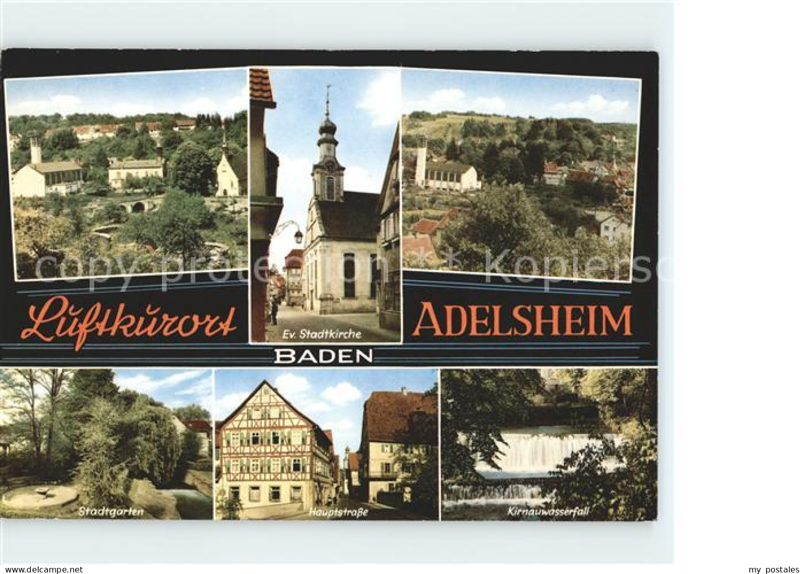 Adelsheim Kirchen Hauptstrasse Kirnauwasserfall