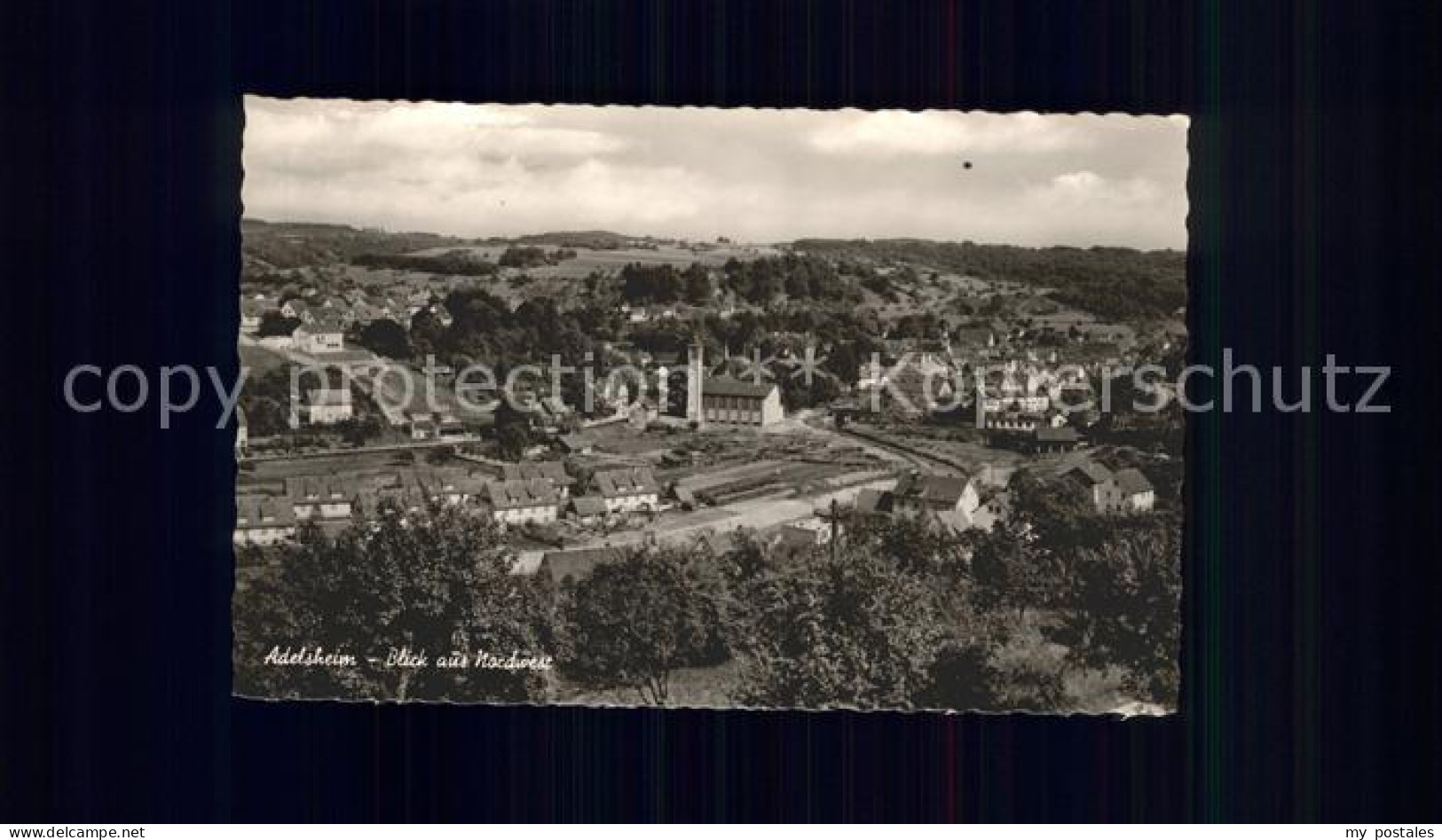Adelsheim Panorama Blick aus Nordwest