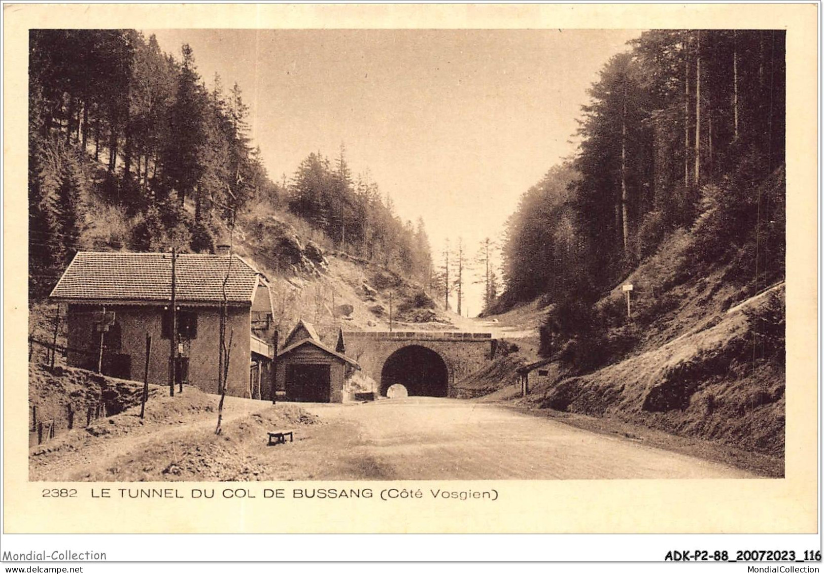 ADKP2-88-0147 - COL DE BUSSANG - le tunnel