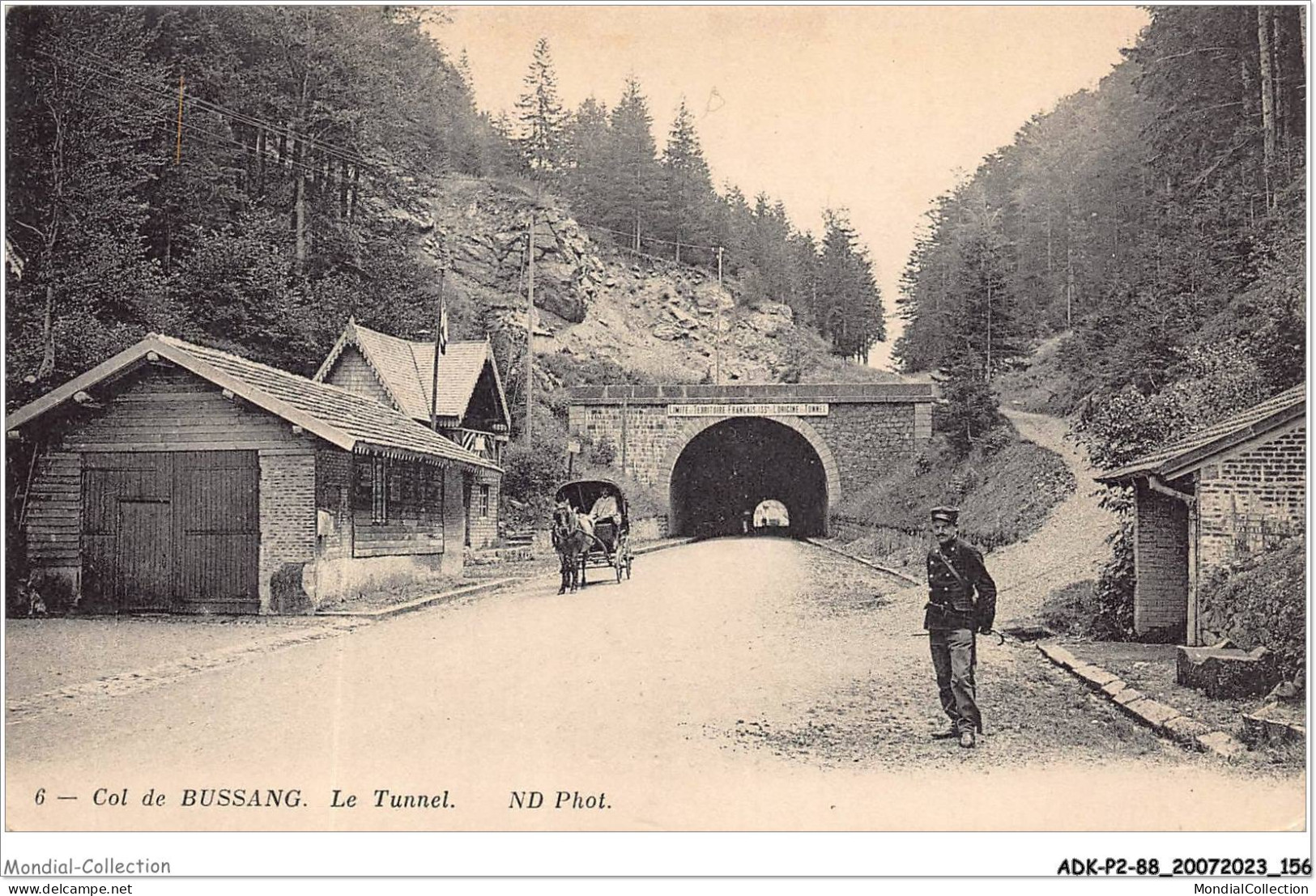 ADKP2-88-0167 - COL DE BUSSANG - le tunnel