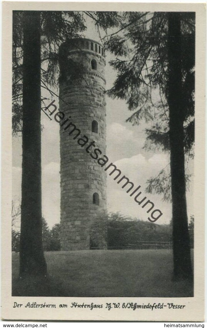 Adlersturm am Stutenhaus bei Schmiedefeld-Vesser - VEB Volkskunstverlag Reichenbach 1953