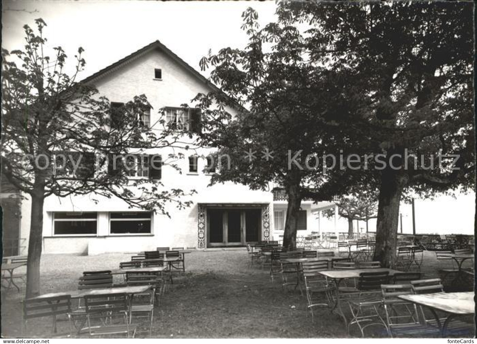 Adliswil Bergrestaurant Felsenegg Gartenterrasse