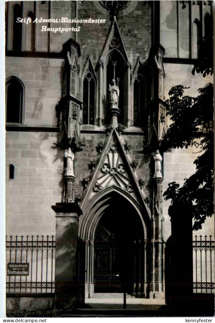 Admont/Steiermark - Admont, Blasiusmünster, Hauptportal
