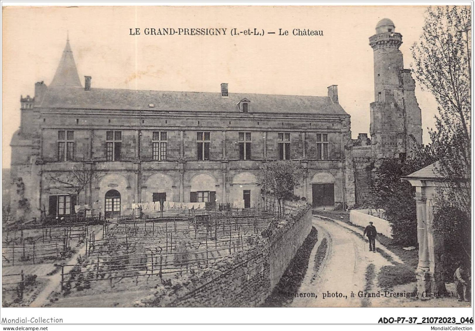 ADOP7-37-0623 - LE GRAND PRESSIGNY - Le château