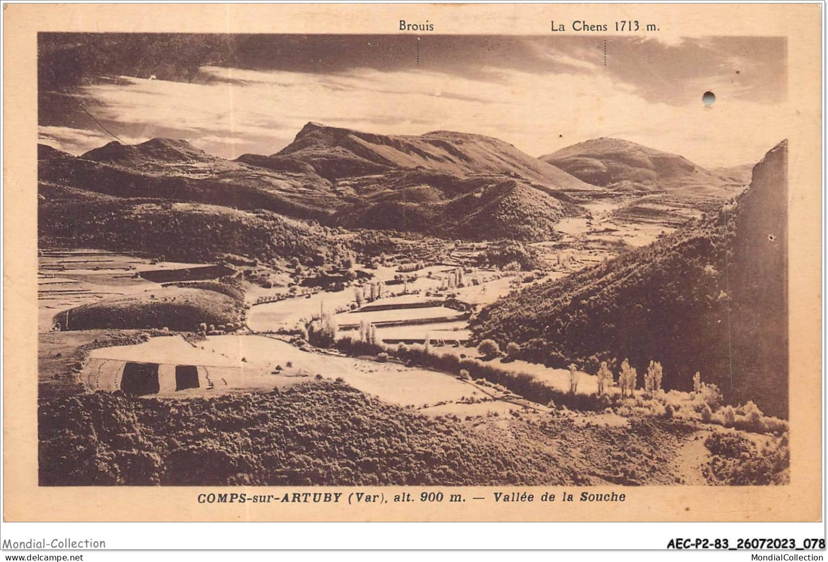 AECP2-83-0137- COMPS-SUR-ARTUBY - vallée de la souche