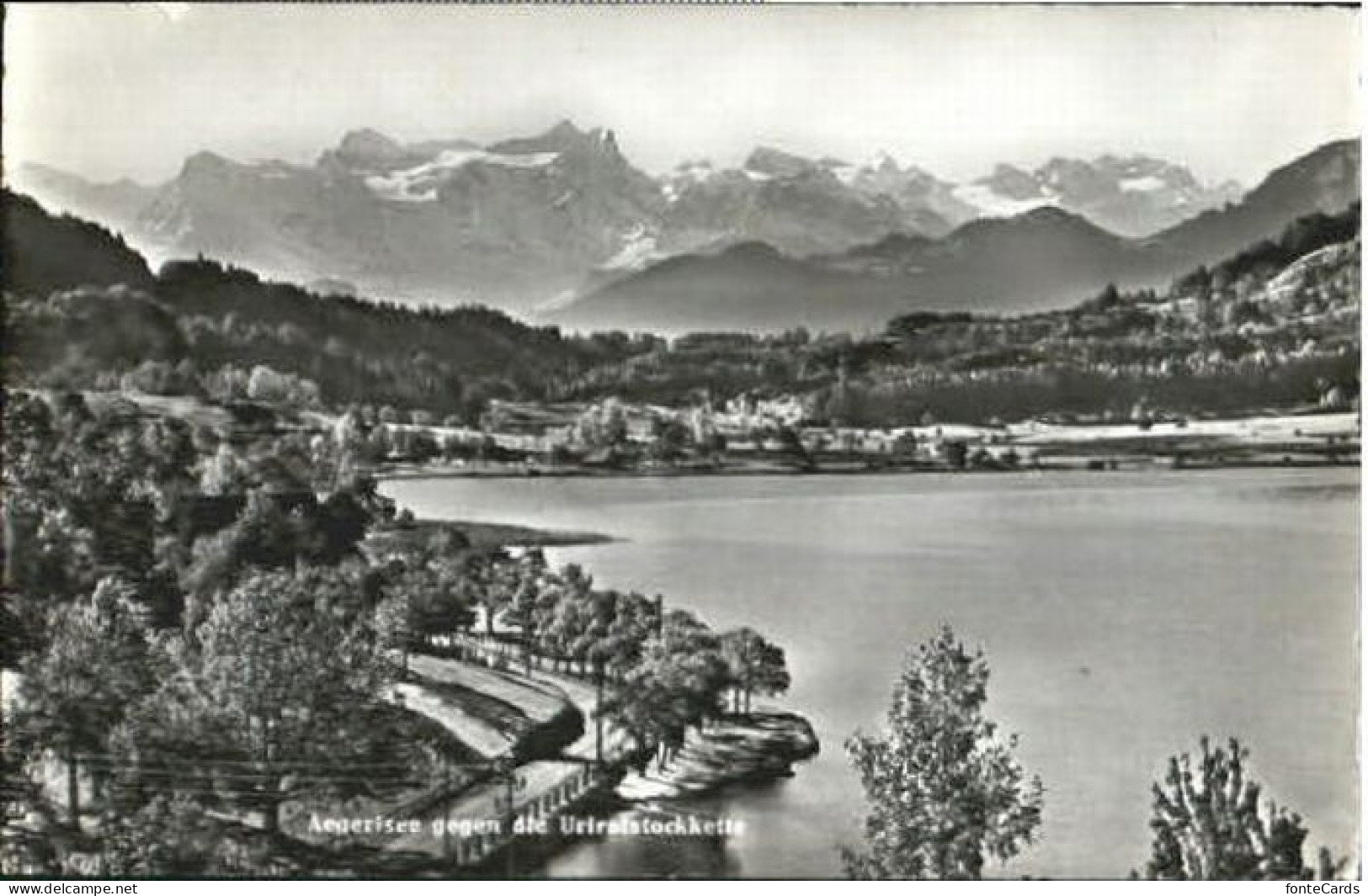 Aegerisee aegerisee Unteraegeri Unter-Aegeri ZG Aegerisee  x 1958