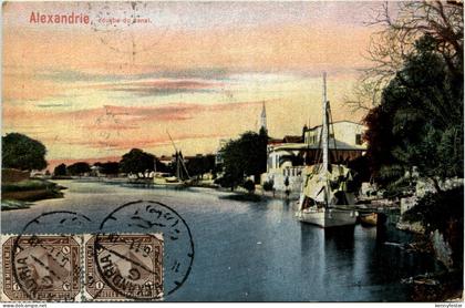 Alexandria - Courbe du Canal