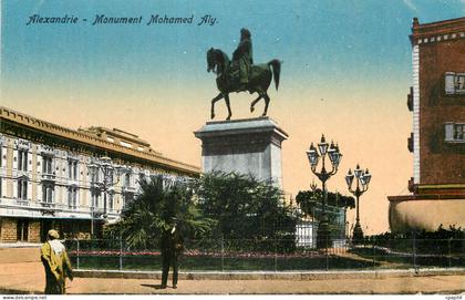 CPA Alexandrie Monument Mohamed Aly