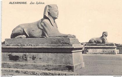 Egypt - ALEXANDRIA - The sphynx - Publ. L.C. 48