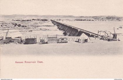 EGYPT - Assuan, Reservoir Dam, Postcard