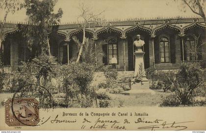 Égypte - ISMAÏLIA - Bureaux de la Compagnie de Canal à Ismaïlia