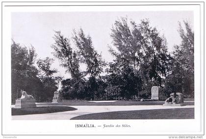 ISMAILIA  JARDIN DES STELES   TBE