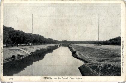 Ismailia - Le canal d eau douce