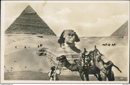 Kairo  Kanel und Pyramide 1929