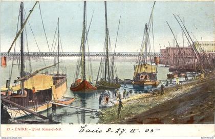 Kairo - Pont Kasr-el-Nil