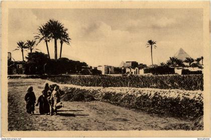 Kairo - Village near the Pyramids