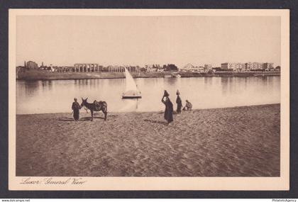 Vintage postcard EGYPT Luxor General View