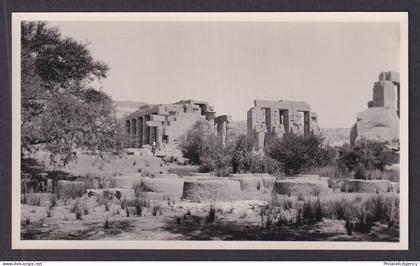 Vintage postcard EGYPT Luxor Ramesseum RPPC