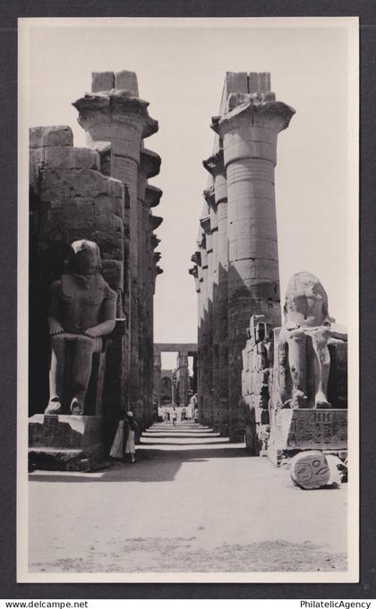 Vintage postcard EGYPT Luxor Temple RPPC
