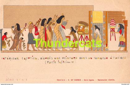 CPA LITHO ILLUSTRATEUR EGYPTE EGYPTE R M DE GIORGIO ARTIST SIGNED CAIRE CAIRO