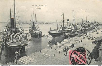 EGYPTE , Alexandrie , Le port ,  * 574 61