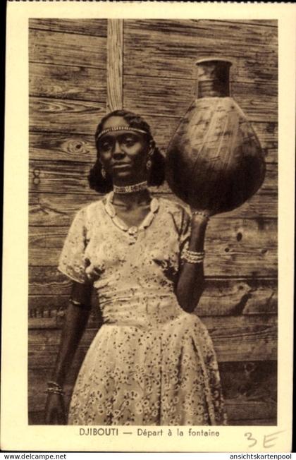 CPA Dschibuti, Wasserträgerin