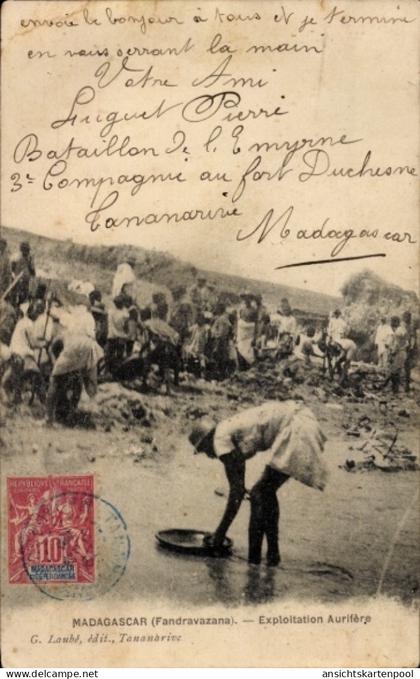 CPA Madagaskar, Goldbergbau