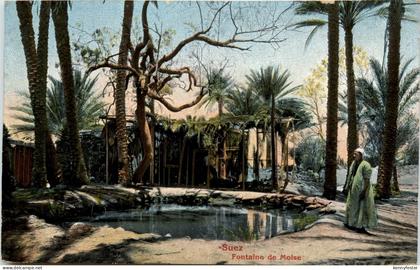 Suez - Fontaine de Moise