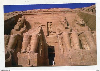 AK 121544 EGYPT - Eingang des Großen Tempels von Abu Simbel