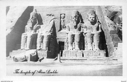 ¤¤   -   EGYPTE   -    Carte-Photo   -  The Temple of ABOU-SIMBEL   -  ¤¤