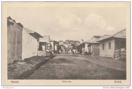 CPA GUINEE - BAFATA - UMA RUA