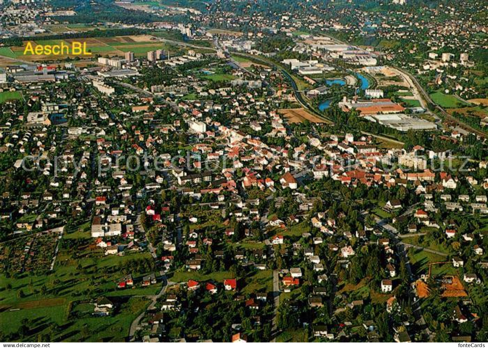 Aesch BL Fliegeraufnahme