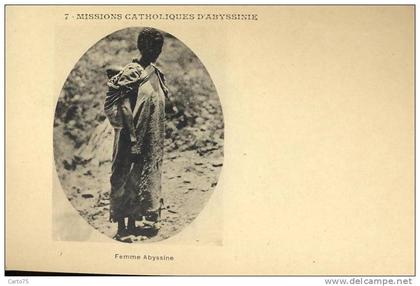 Ethiopie - Missions Catholiques Abyssinie - Femme