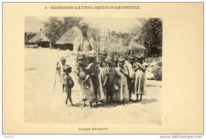 Ethiopie - Missions Catholiques Abyssinie - Groupes d'Enfants