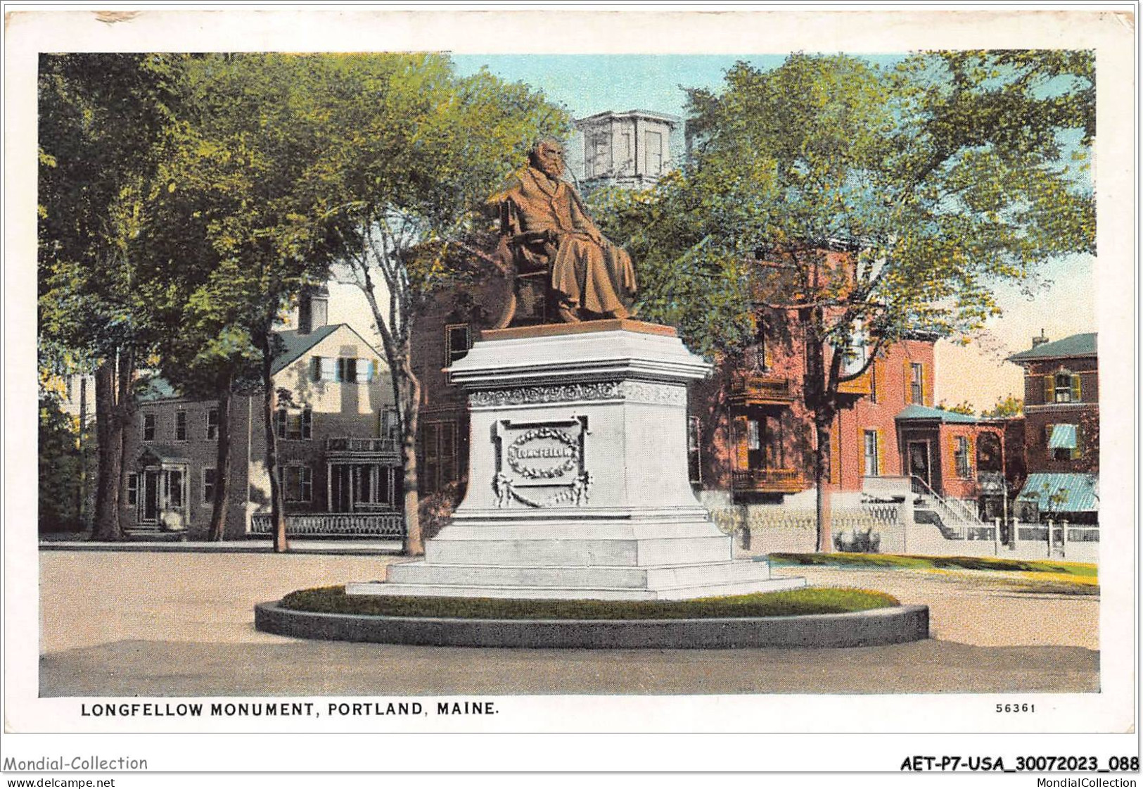 AETP7-USA-0566 - PORTLAND - MAINE - longfellow monument