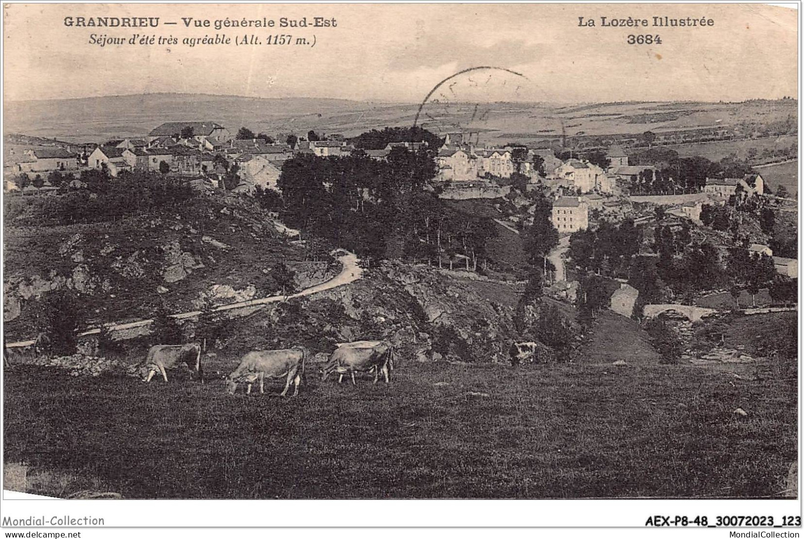 AEXP8-48-0791 - GRANDIEU - vue générale sud-est