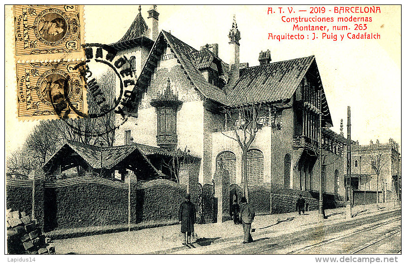 AF 591 / C  P A    ESPAGNE  -  BARCELONA-  CONSTRUCCIONES MODERNAS