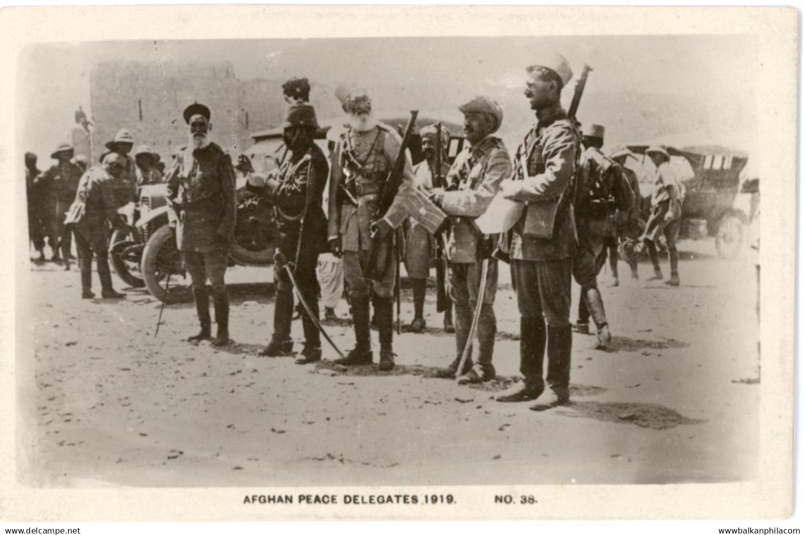 Afghanistan 1919 Afghan Peace Delegates