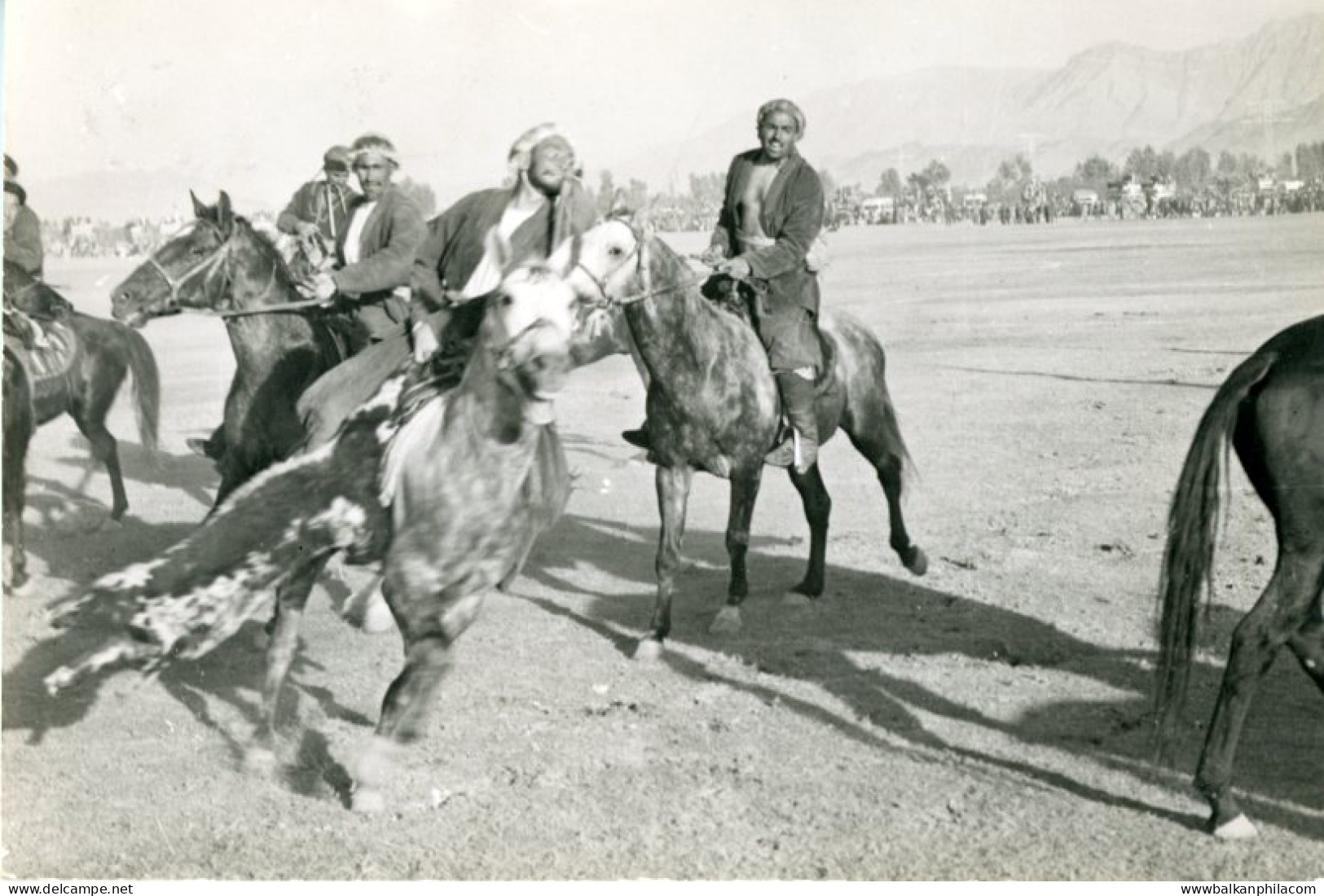 Afghanistan Buzkashi Horse game 1960 to Bobigny
