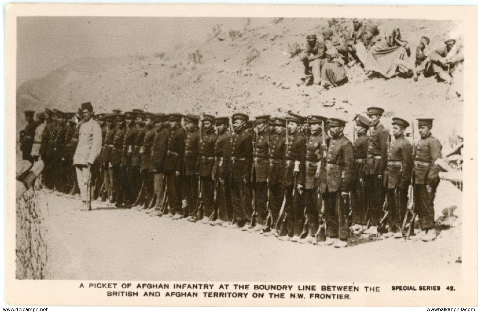 Afghanistan Infantry Boundary Line British Territory
