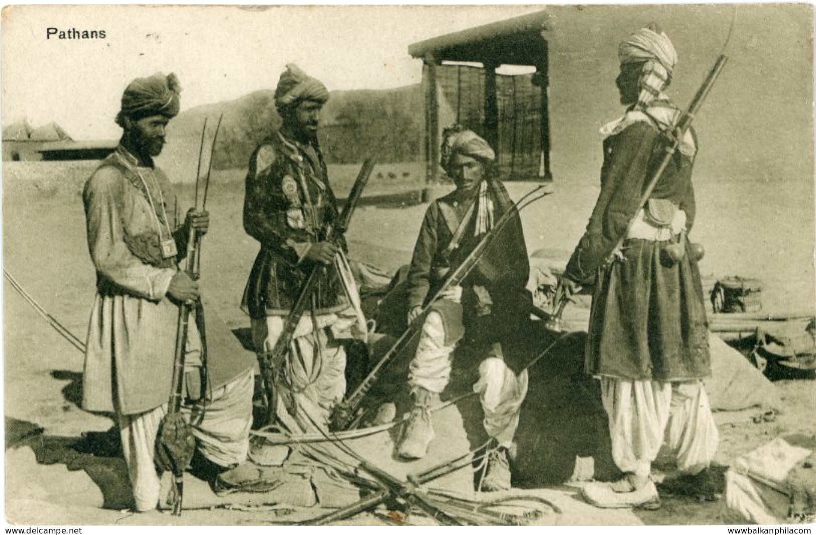 Afghanistan Pathans Pashtuns with weapons ed Rai